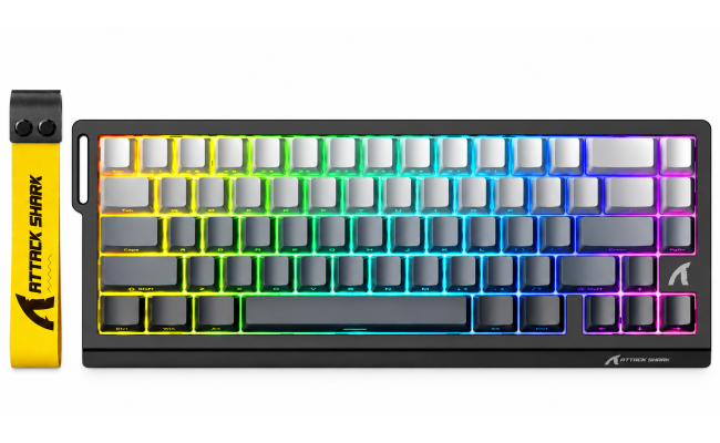 ATTACK SHARK X68 HE 65% Wired Magnetic Gaming Keyboard Moon Night
